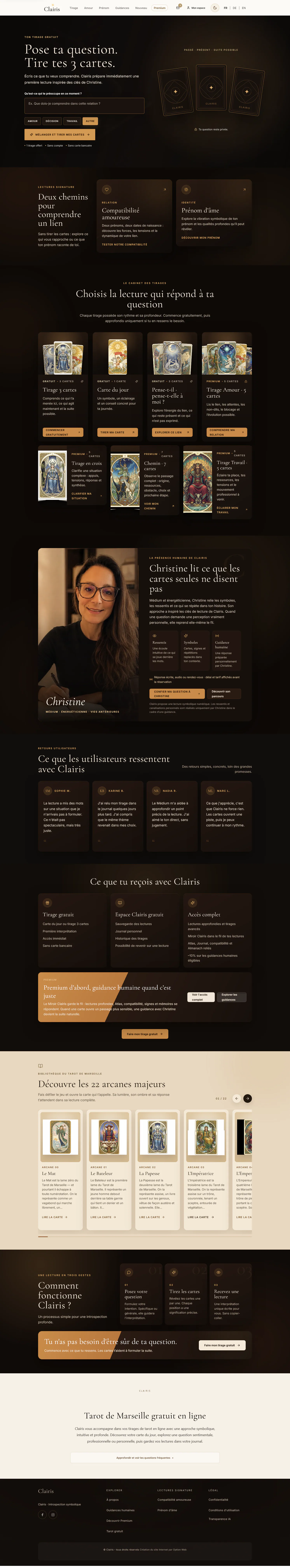 Capture du projet Clairis