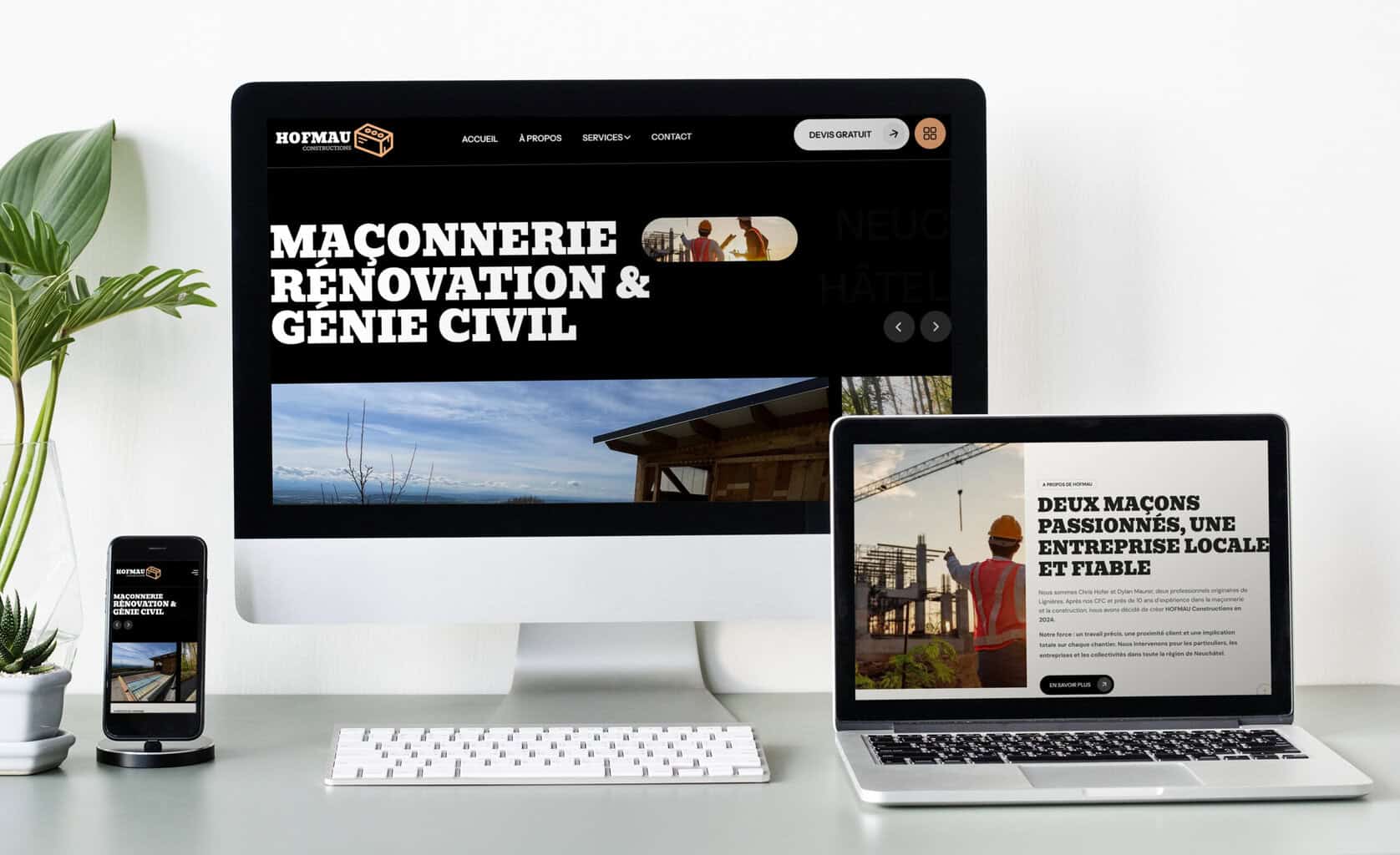 Aperçu du projet HOFMAU Constructions