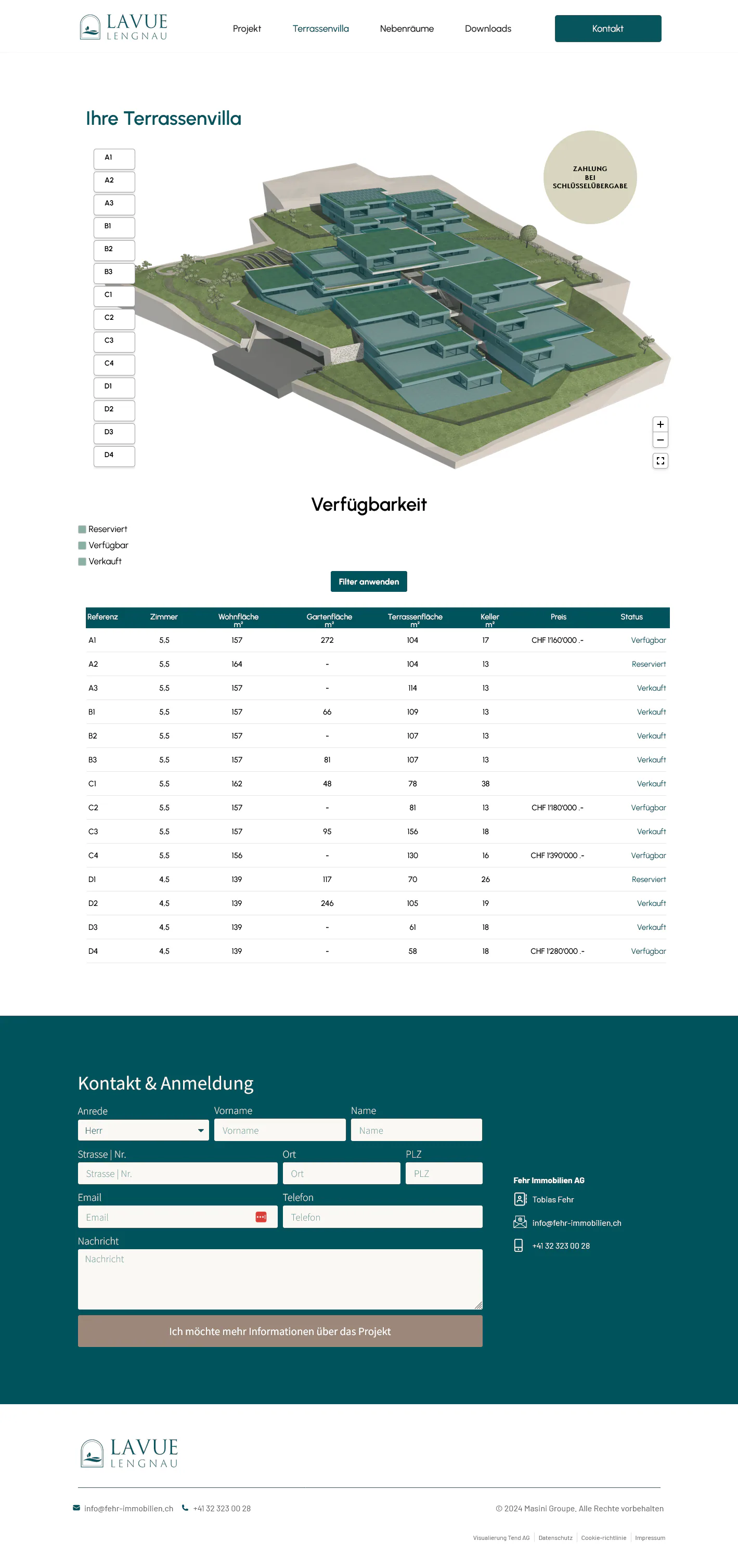 Capture du projet lavue lengnau immobilier luxe