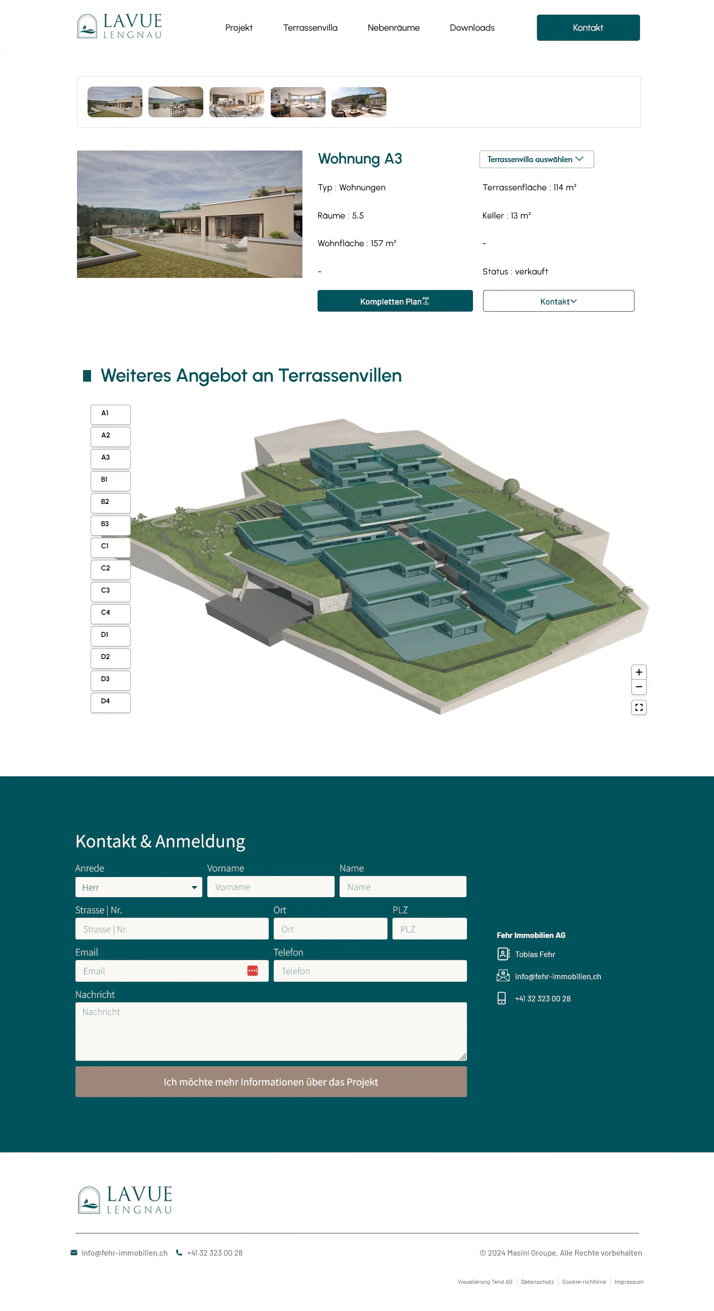 Capture du projet lavue lengnau immobilier luxe