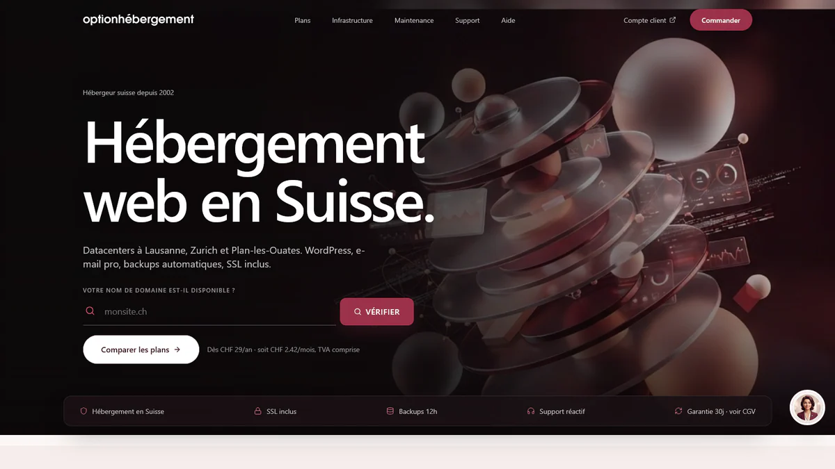 Aperçu du projet Option Hébergement