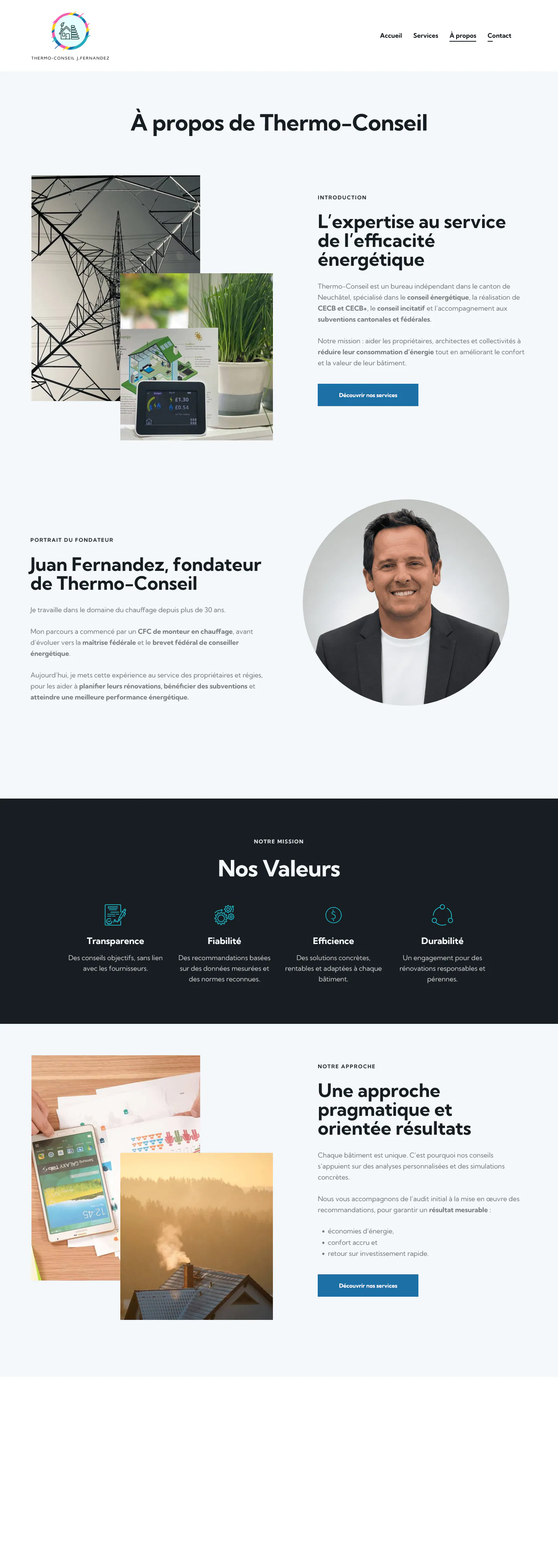 Capture du projet thermo conseil