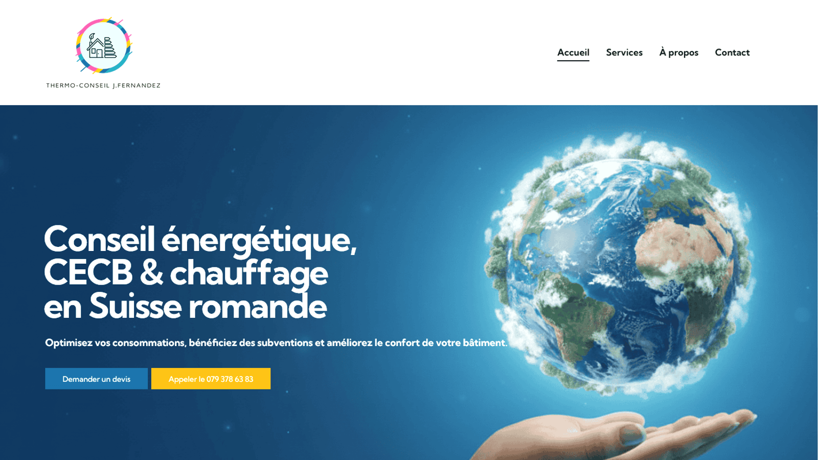 Aperçu du projet Thermo Conseil